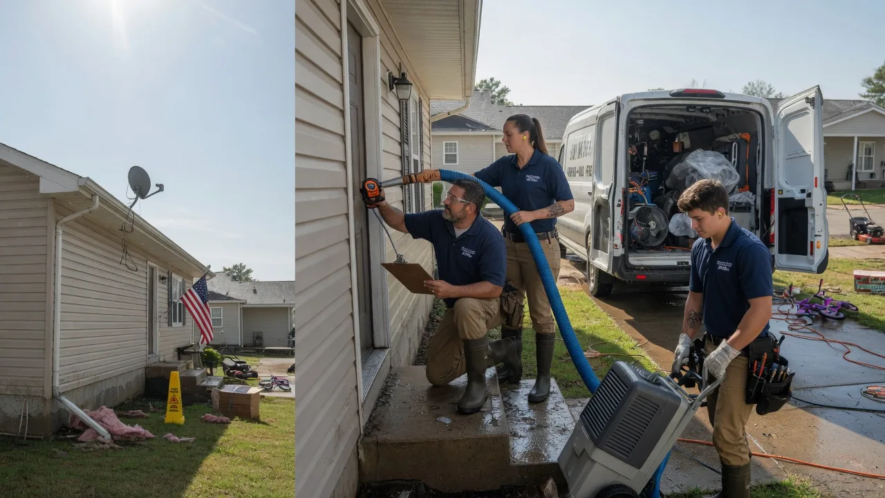 Ceiling Water Damage Restoration in Muddy, IL near me